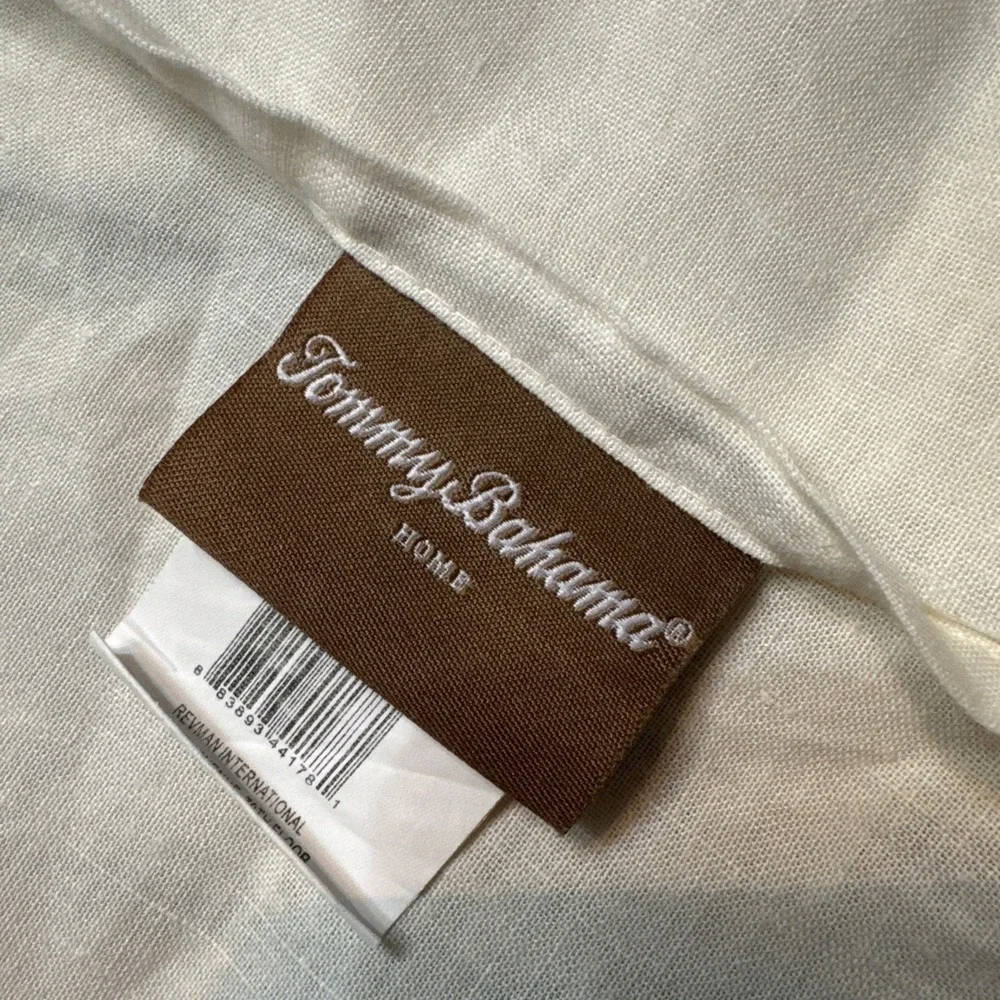 Tommy Bahama Embroidered Pillow Cover Accent Throw 15